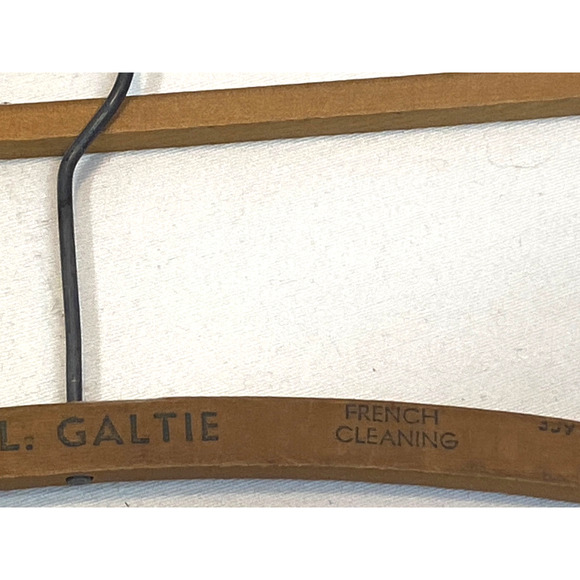 2 Advertising Vintage Wood Hangers San Jose and San Francisco - Picture 5 of 7